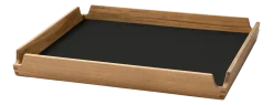 Lind DNA Dienblad Square S Airy Nupo Black Ink / Teak Best