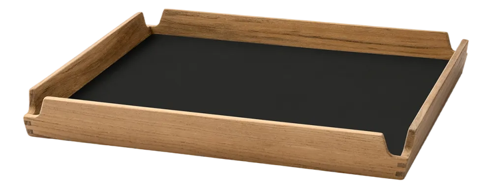 Lind DNA Dienblad Square S Airy Nupo Black Ink / Teak Best