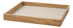 Dienblad Lind DNA Square S Even Nupo Oyster White / Teak