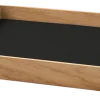 Dienblad Lind DNA Square S Even Nupo Black Ink / Teak