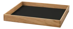 Dienblad Lind DNA Square S Even Nupo Black Ink / Teak