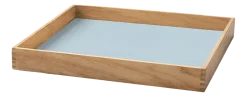 Lind DNA Dienblad Square S Even Nupo Soft Sky / Teak Discount