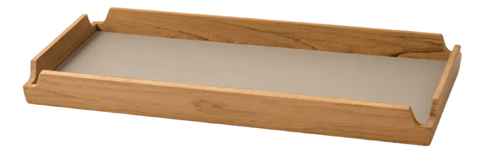Dienblad Lind DNA Square Slim Airy Nupo Clay Brown