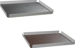 Lind DNA Dienblad Tray Square M Bull Black Bull Brown Alu Ant. Hot