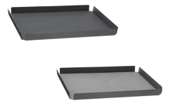 Dienblad Lind DNA Tray Square M Nupo Anthracite Nupo Light Grey