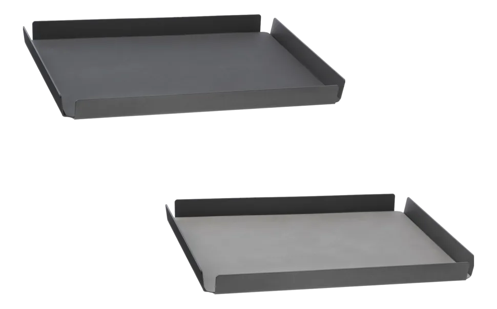 Dienblad Lind DNA Tray Square M Nupo Anthracite Nupo Light Grey