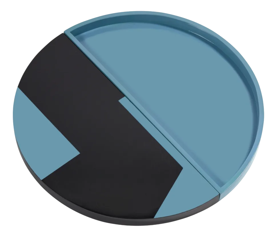 Dienblad Serax Black Blue Endo Blue (60 x 60 x 3 cm)