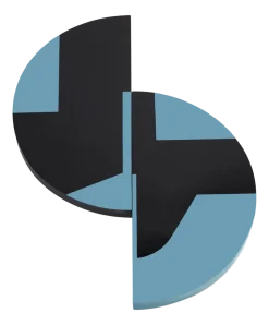 Dienblad Serax Black Blue Endo Blue (60 x 60 x 3 cm)