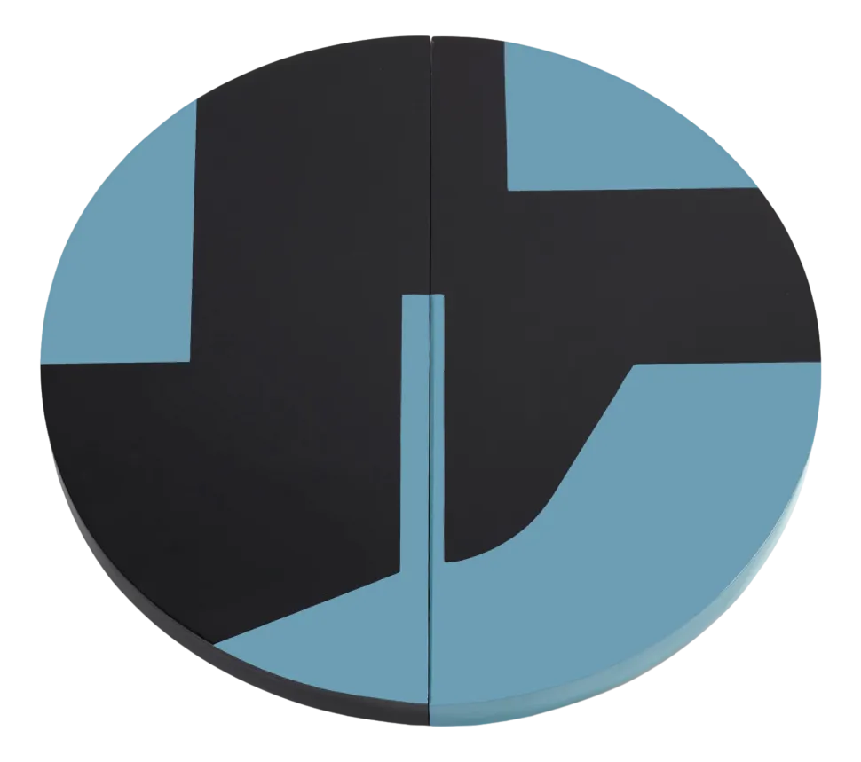 Dienblad Serax Black Blue Endo Blue (60 x 60 x 3 cm)