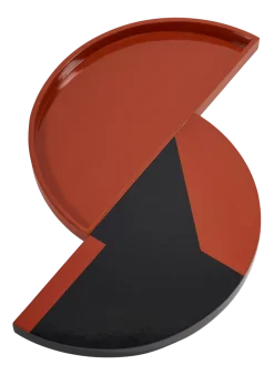 Dienblad Serax Black Red Endo Red (60 x 60 x 3 cm)