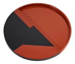 Dienblad Serax Black Red Endo Red (60 x 60 x 3 cm)