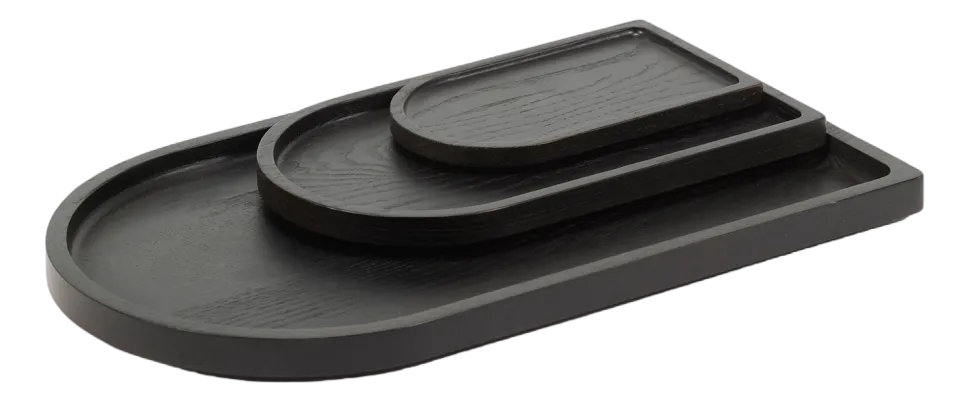 Dienblad Serax La Mère Tableware By Marie Michielssen Black L 45 x 27 x 2,8 cm