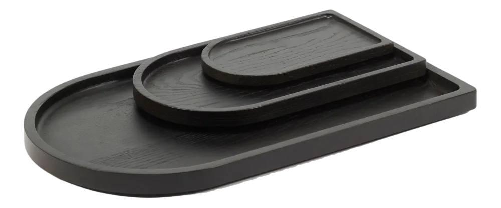 Serax Dienblad La Mère Tableware By Marie Michielssen Black S 20 x 12 x 1,7 cm