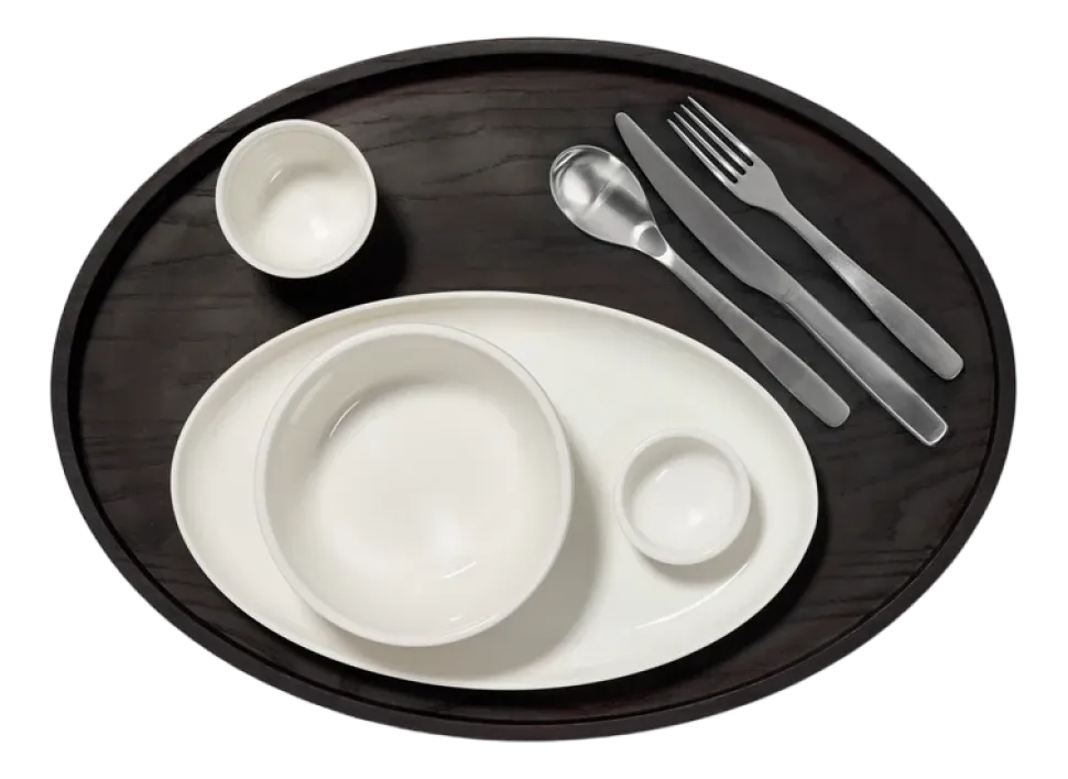 Dienblad Serax Passe-Partout Kitchen & Table By Vincent Black 43,6 x 31,6 x 2,8 cm