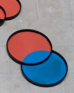 Dienblad Serax Red Blue Yo-Yo Blue (65 x 40 x 3 cm)