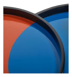 Dienblad Serax Red Blue Yo-Yo Blue (65 x 40 x 3 cm)