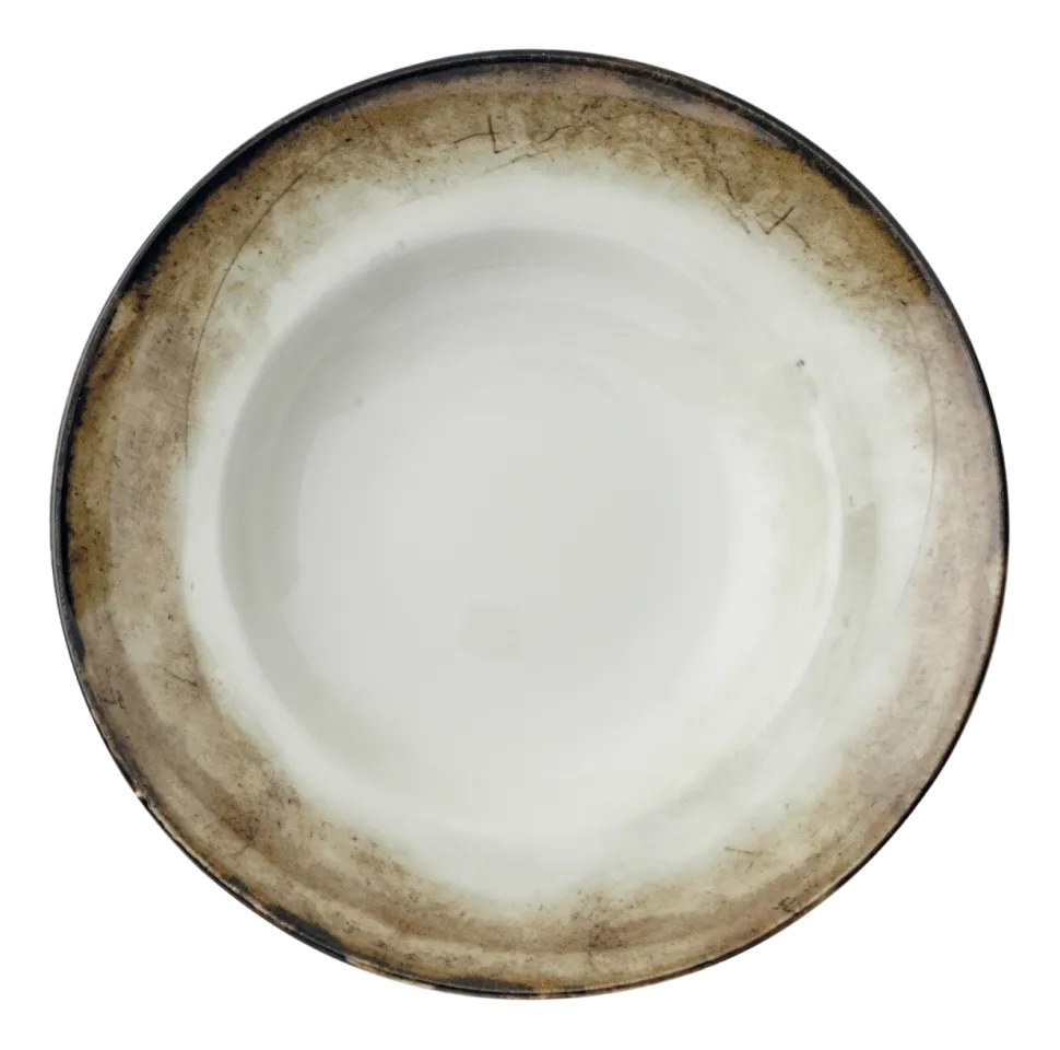 Diep Bord Arthur Krupp Porcelain Shade Earth 29,5 cm