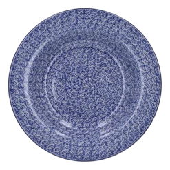 Bunzlau Castle Diep Bord Waves 23,5 cm