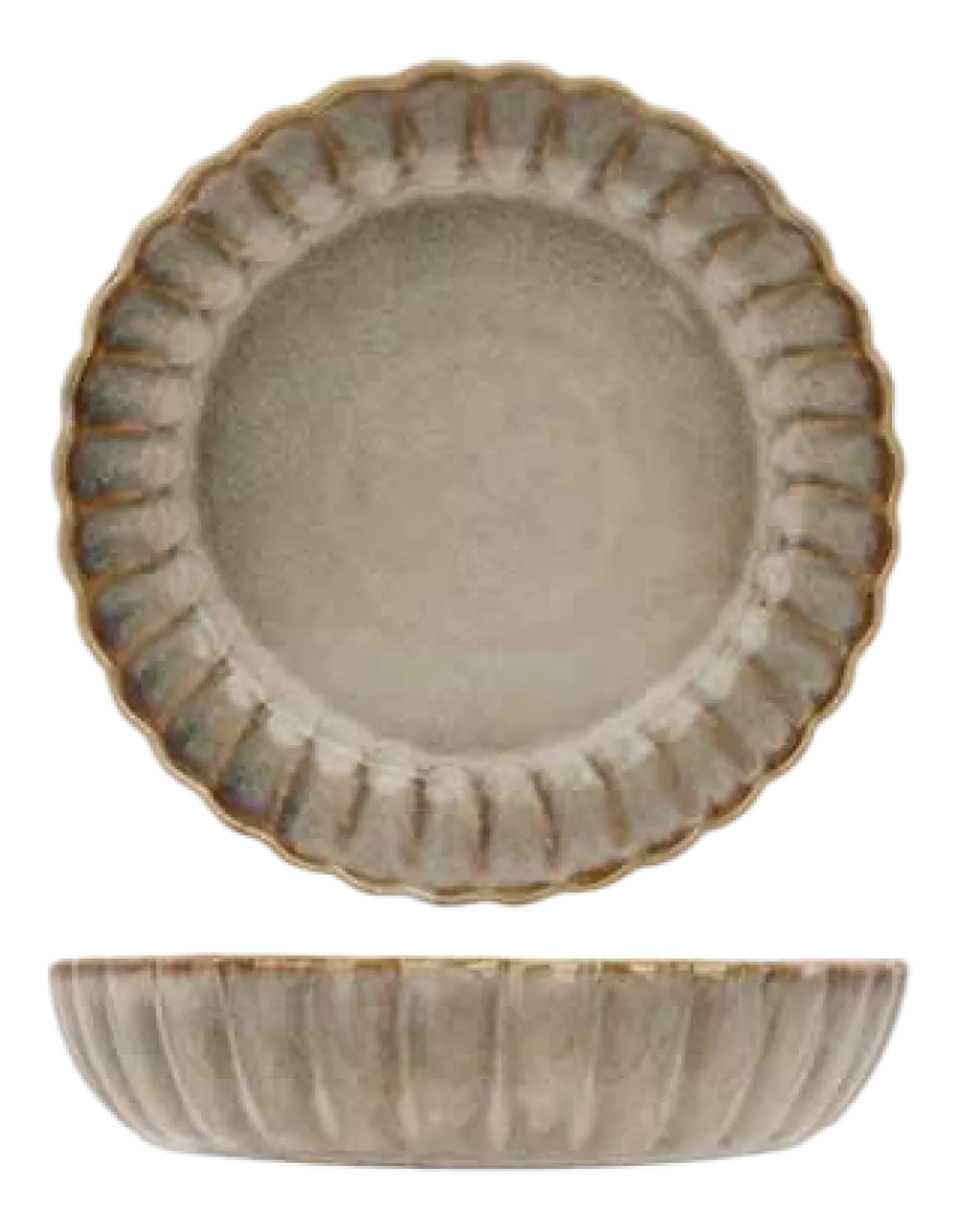 Cosy & Trendy Diep Bord Astera Pearl 21,7 cm (Set van 2) Hot