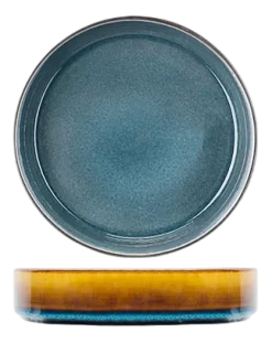 Cosy & Trendy Diep Bord Quintana Blue 19,5 cm (Set van 3)