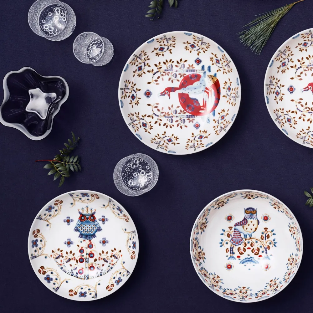 Iittala Diep Bord Taika Deco Wit 20 cm Hot