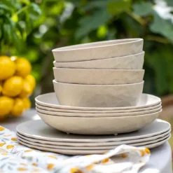 Diep Bord Koziol Bio-Circulair Club Plate Nature Desert Sand 22 cm (4-Delig)
