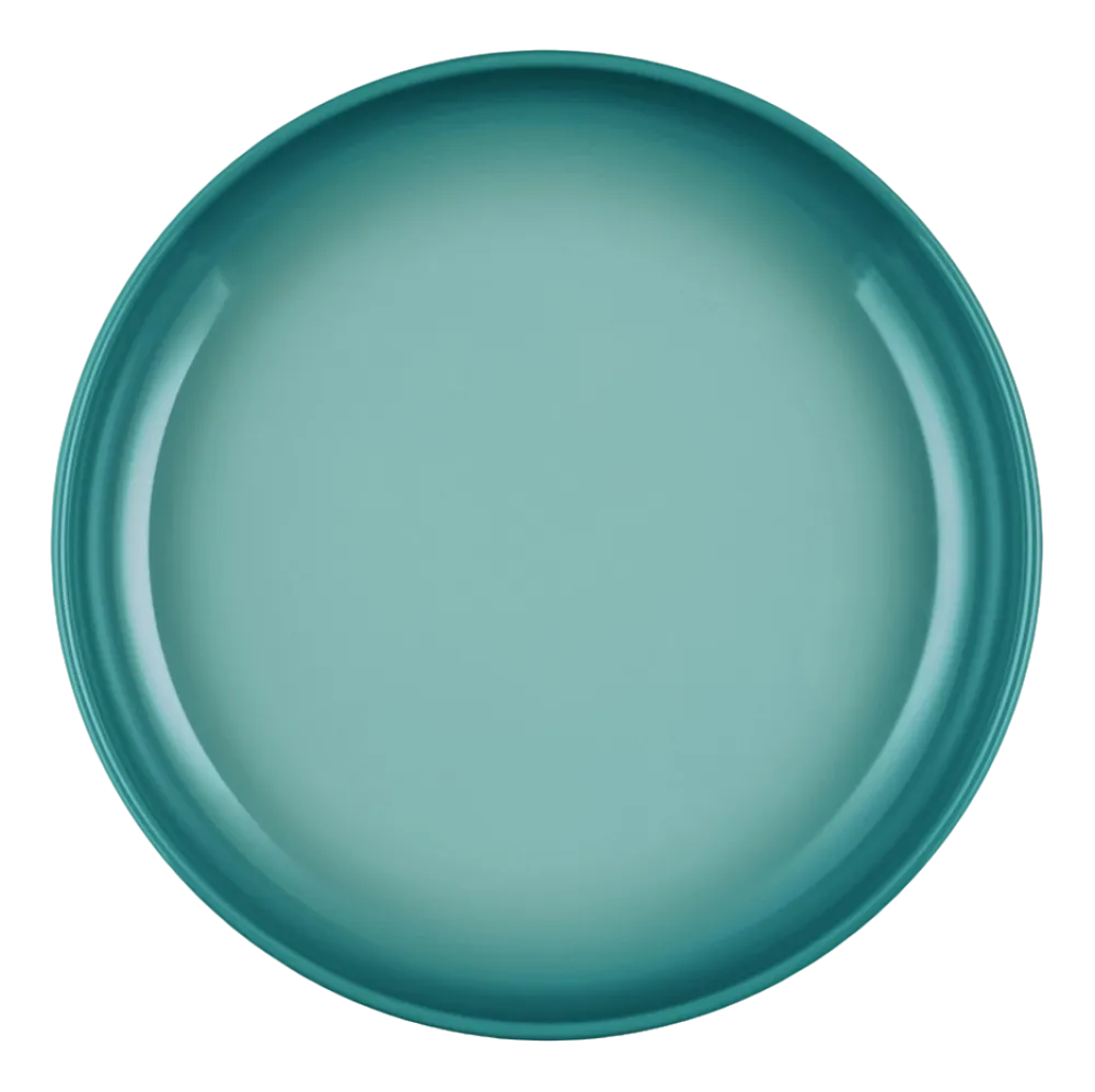 Le Creuset Diep Bord Bleu Riviera 22 cm (Set van 4) Outlet