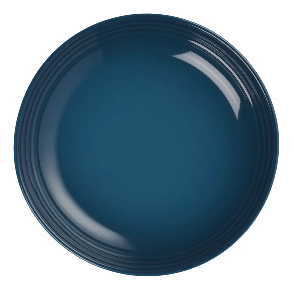 Diep Bord Le Creuset Vancouver Deep Teal 22 cm (Set van 4)