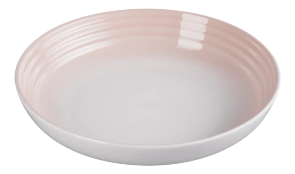 Le Creuset Diep Bord Vancouver Shell Pink 22 cm (Set van 4) Outlet