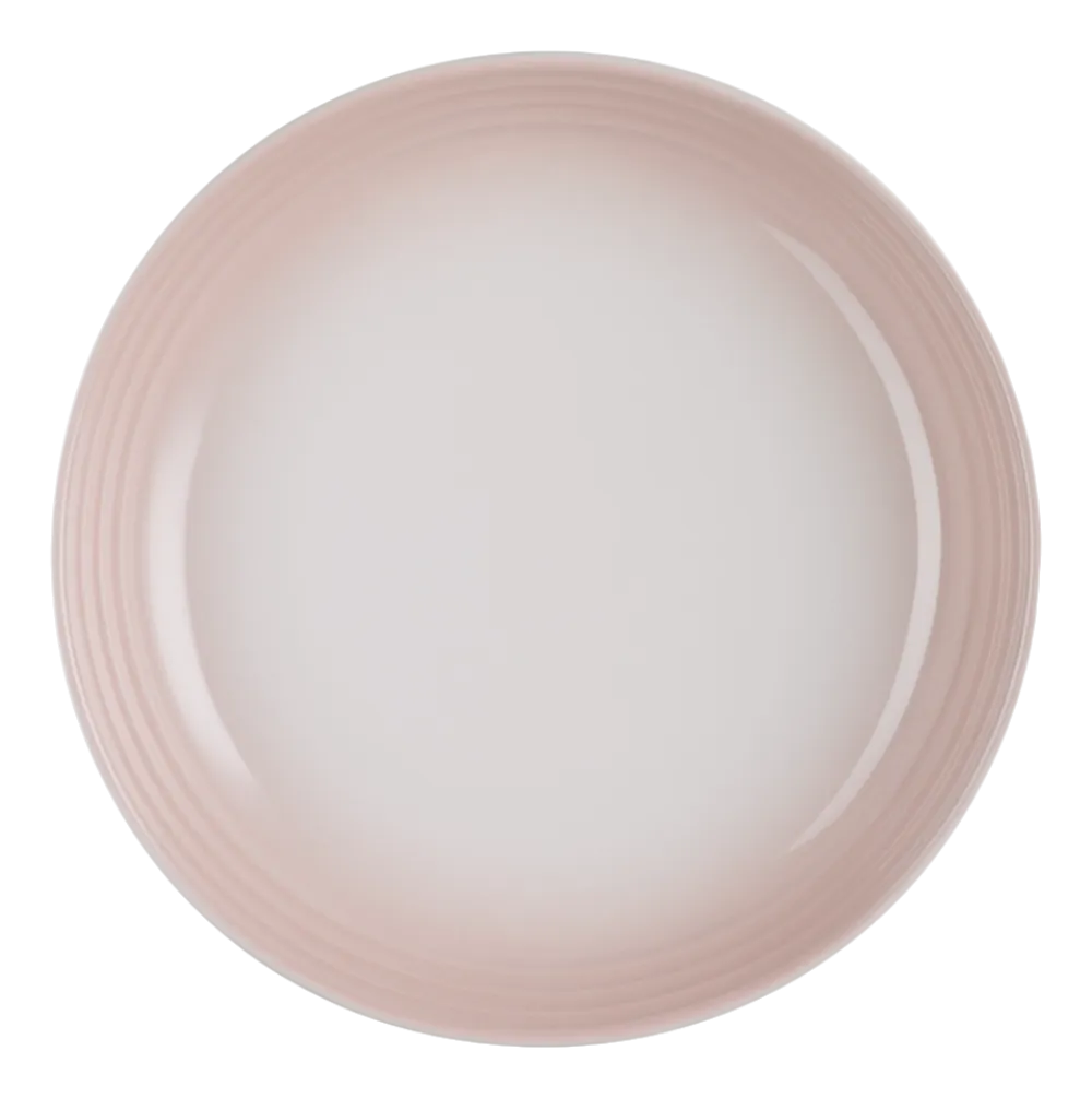 Le Creuset Diep Bord Vancouver Shell Pink 22 cm (Set van 4) Outlet