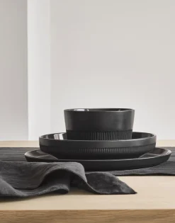 Diep Bord Marc O'Polo Moments Anthracite 21,5 cm (Set van 4)