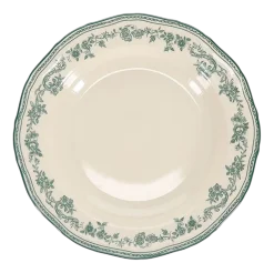 Diep Bord Salt & Pepper Cyril Green Ivory / Green 23 cm (Set van 4)
