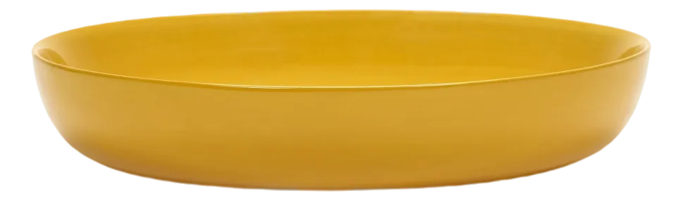 Diep Bord Serax Feast Tableware By Ottolenghi Yellow Dots Black 22 cm