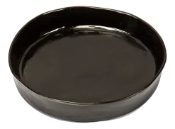Diep Bord Serax La Mère Tableware By Marie Michielssen Dark Brown S 20 cm
