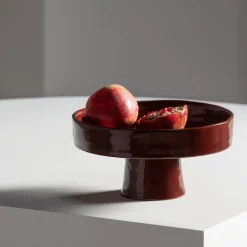 Diep Bord Serax La Mère Tableware By Marie Michielssen Venetian Red L 25 cm