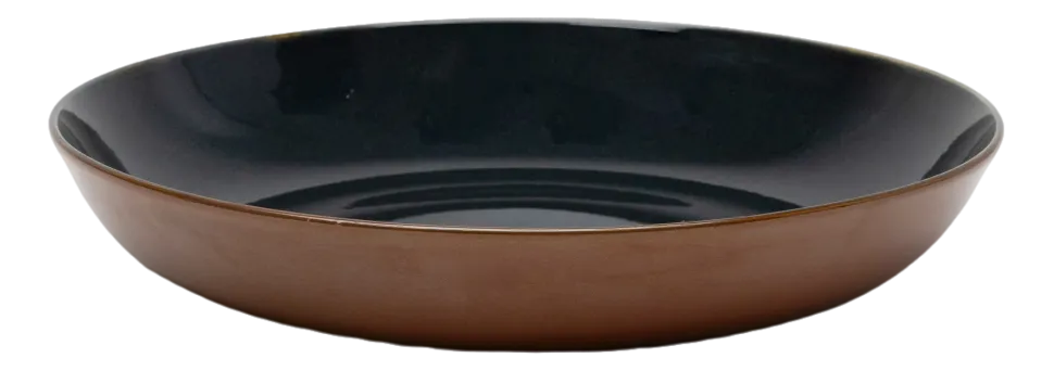 Diep Bord Serax Terres De Rêves Tableware By Anita Le Gr Dark Blue Rust L 23,5 cm