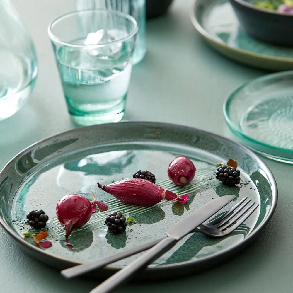 Bitz Dinerbord Gastro Black Green 17 cm (6-Delig)