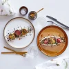 Dinerbord Bitz Gastro Grijs Crème 21 cm (6-Delig)