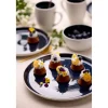 Dinerbord Bitz Gastro White / Dark Blue 27 cm