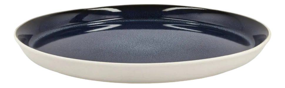 Dinerbord Bitz Gastro White / Dark Blue 27 cm