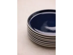 Dinerbord Bitz Gastro White / Dark Blue 27 cm (Set van 6)