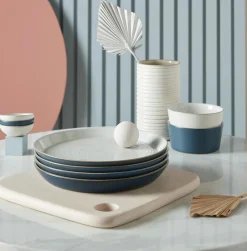 Dinerbord Denby Impression Charcoal 26 cm (Set van 4)