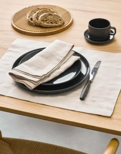 Dinerbord Marc O'Polo Moments Anthracite 27 cm (Set van 4)