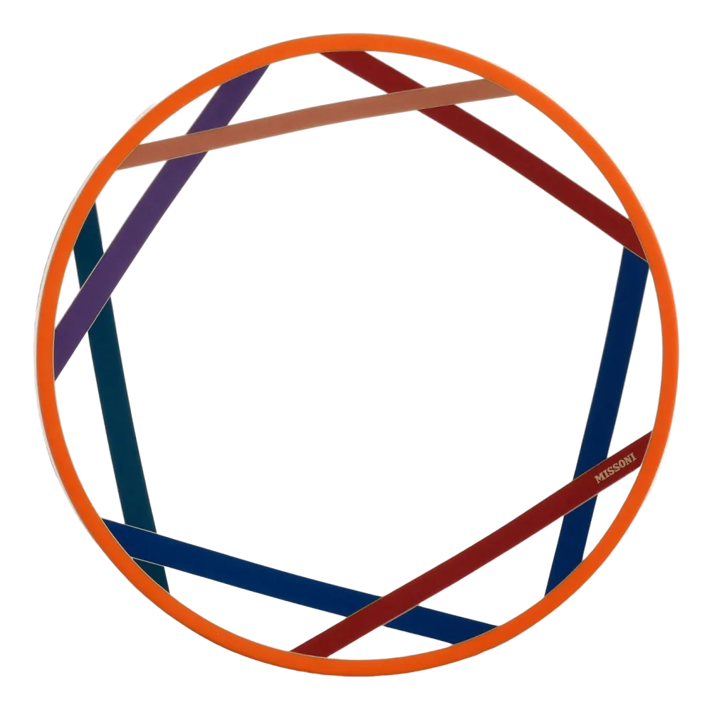 Missoni Dinerbord Nastri Multicolor 27,5 cm (Set van 2) Clearance