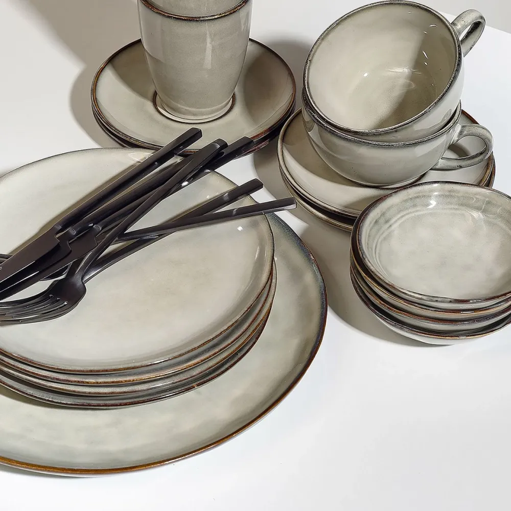 Salt & Pepper Dinerbord Artisan Green 28,5 cm (Set van 4) Clearance