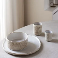 Dinerbord Salt & Pepper Faro Beige 25,5 cm (Set van 4)