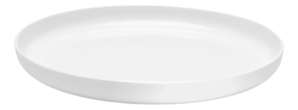 Dinerbord Serax Base tableware by Piet Boon High White 28 cm