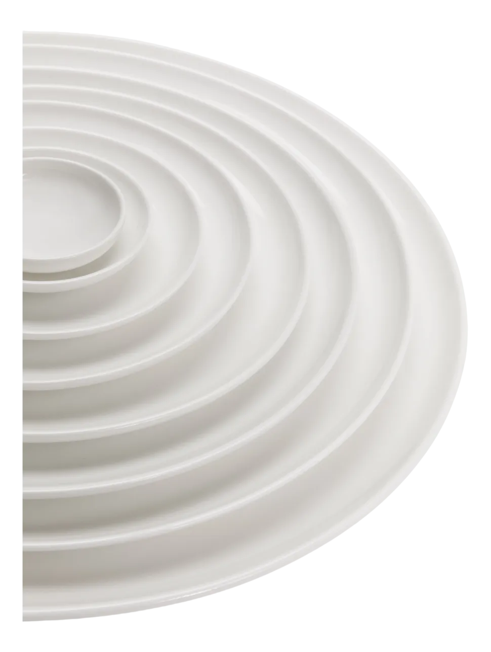 Dinerbord Serax Base tableware by Piet Boon Low White 28 cm