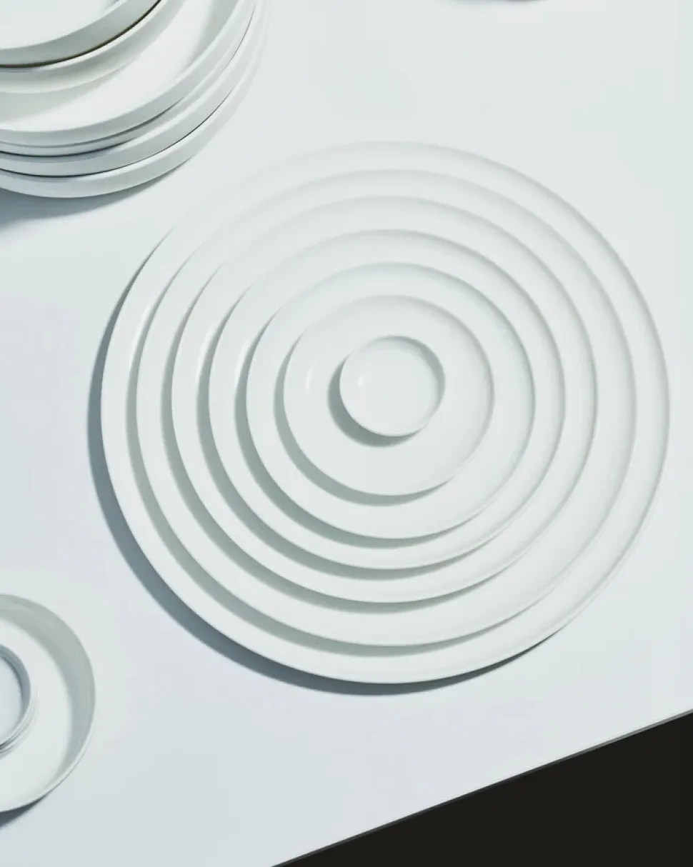 Dinerbord Serax Base tableware by Piet Boon Low White 28 cm