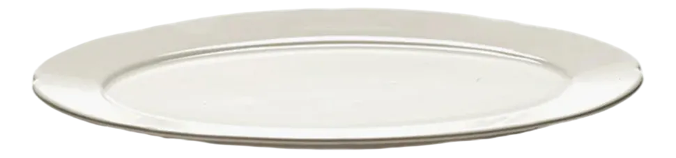 Dinerbord Serax Oval S White Silhouette 19 cm